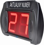 Bezprzewodowy zestaw kolejkowy do sklepu z wyswietlaczem LED